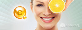 Vitamin C for skin health