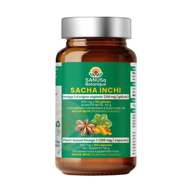 Sacha Inchi oil capsules - 500 mg x 100 capsules